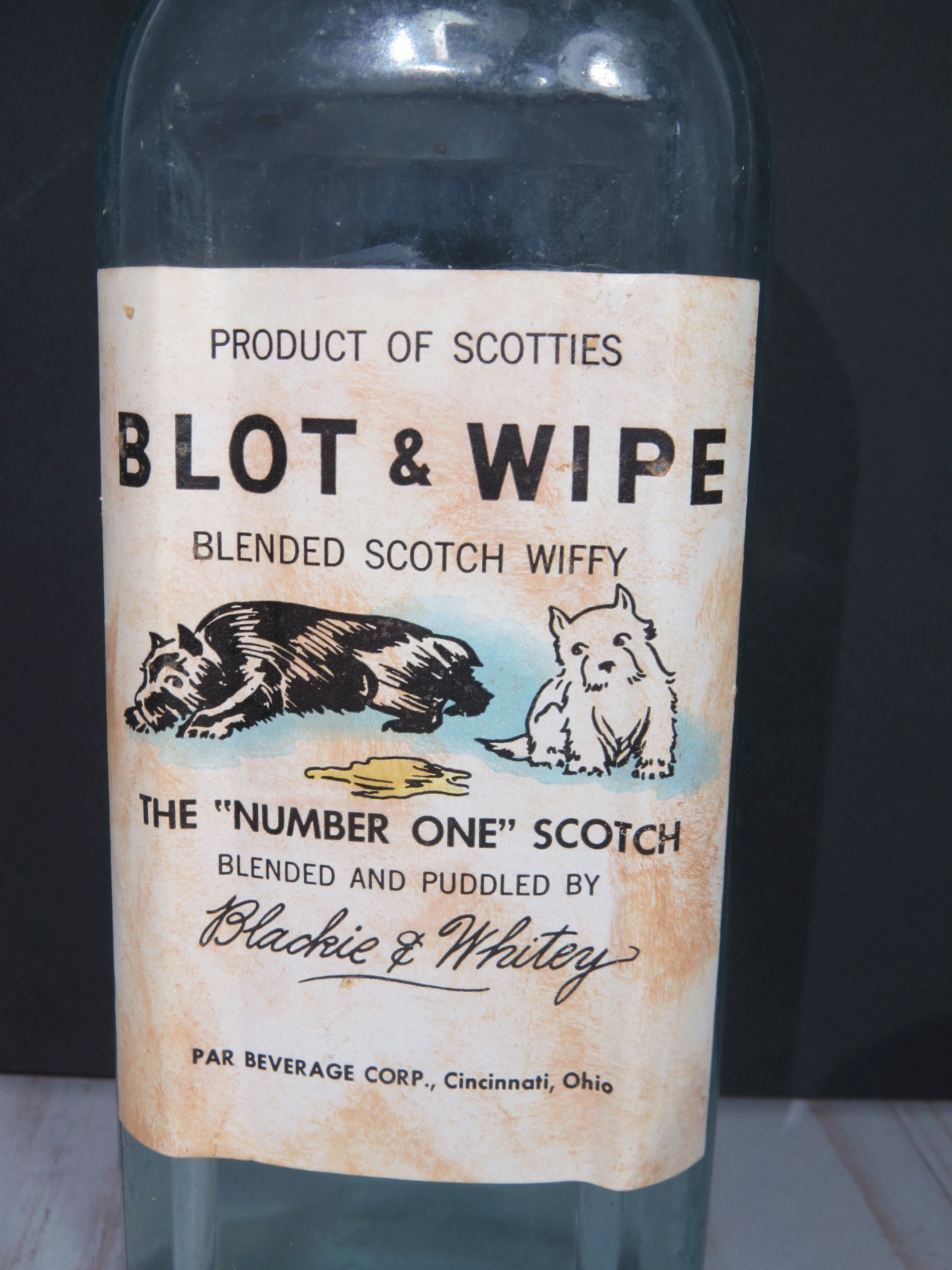 Scotch Liquor Bottle Novelty Label Humorous Man Cave Etsy