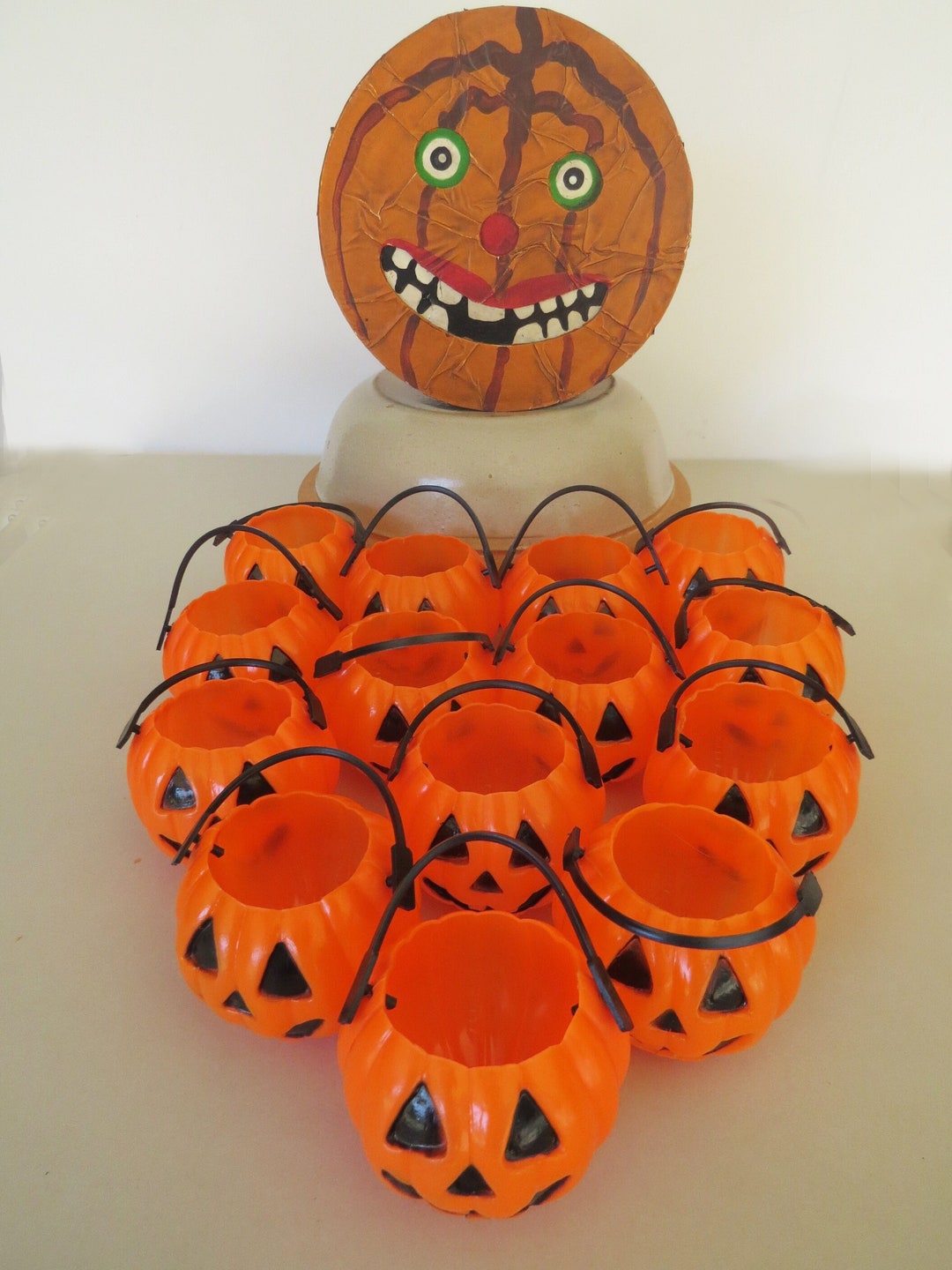 14 Jack O Lantern Party Candy Cups With Handles PLUS Halloween Etsy