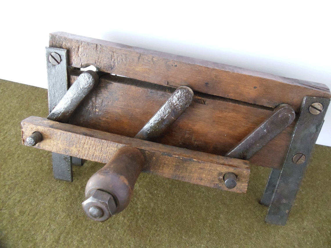 Antique Wooden and Cast Iron ROPE MAKER Primitive RARE | Etsy