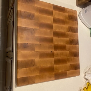 Large Maple End Grain Cutting Board