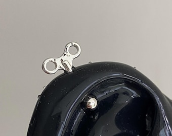 Mini Wind-Up Vertical Helix Earring – Silver Industrial Barbell Piercing