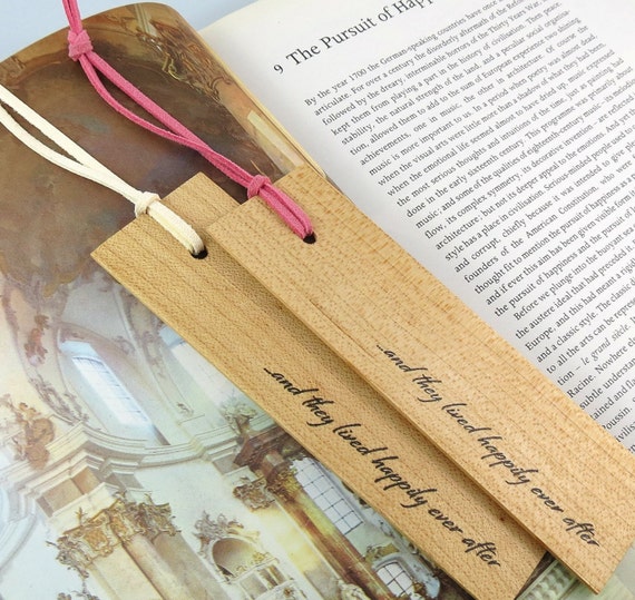 Items similar to Bookmark, Wood Bookmark, Wood Bridal Shower Favor
