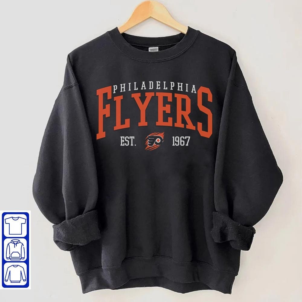Philadelphia flyers crewneck hot sale sweatshirt