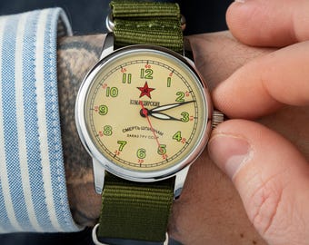 Cwc Watch Orologio Da Tasca MWC Militare - Automatico Acciaio Nero Quadrante Nero MWC Automatico Acciaio Nero 47.5mm Movimento NH35A - Foto 9