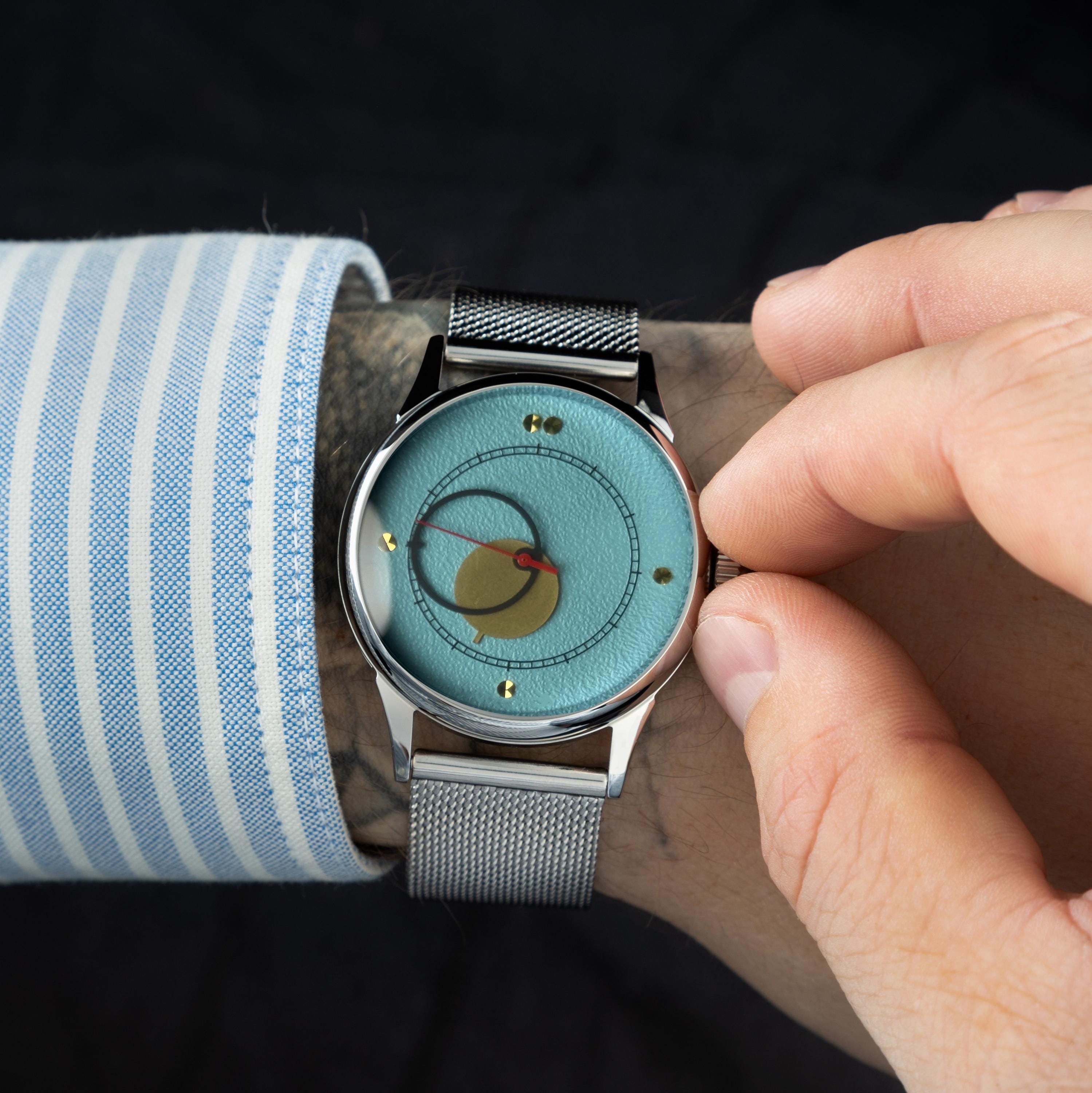 dress watch with blue hands Gentlemanly Style Classic Three-Hands Automatic Watch 38.5mm main image 0