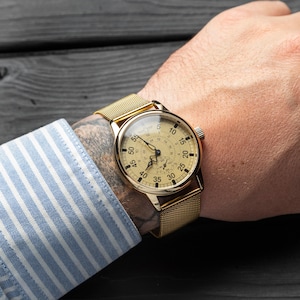 Mens vintage watch Pobeda Aviation, Military watch, Pilots watch, Aviation watches, vintage watches, gift for dad/boyfriend, gift for him
