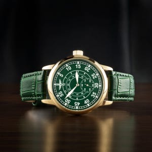 ZIM POBEDA &quot;Aviation&quot; 1990s. Vintage Wrist Watch for Pilot&#39;s. Unique gift for men, Aviation watch, Perfect Gift Idea for Men (Personalized)