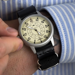 Vintage ZIM POBEDA Aviation Watch: Rare Mechanical Pilot&#39;s Timepiece