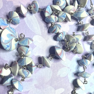 Polymer clay bead rosary