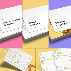 Kit de Templates Indesign - Carta Gráfica, Guia Estratégico, Intenções Gráficas, Brandboard, Cotação e Fatura