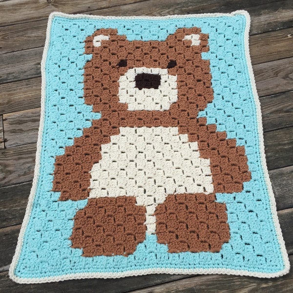 Teddy Bear Blanket Etsy