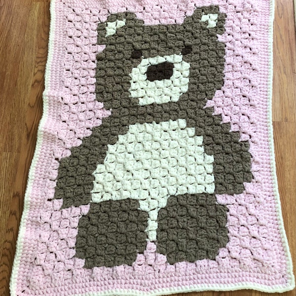 Teddy Bear Blanket Etsy