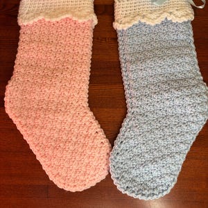 Baby’s first Christmas stocking-hand crocheted