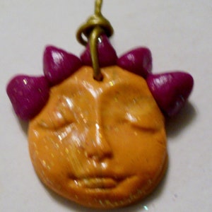 Moon Face Pendant