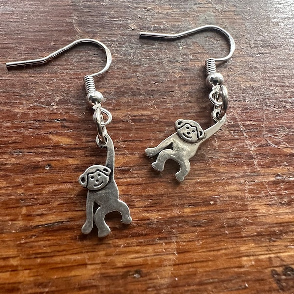 Mini Monkey Earrings