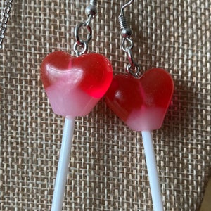 Heart Lollipop earrings
