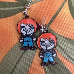 Chucky “good guys” earrings
