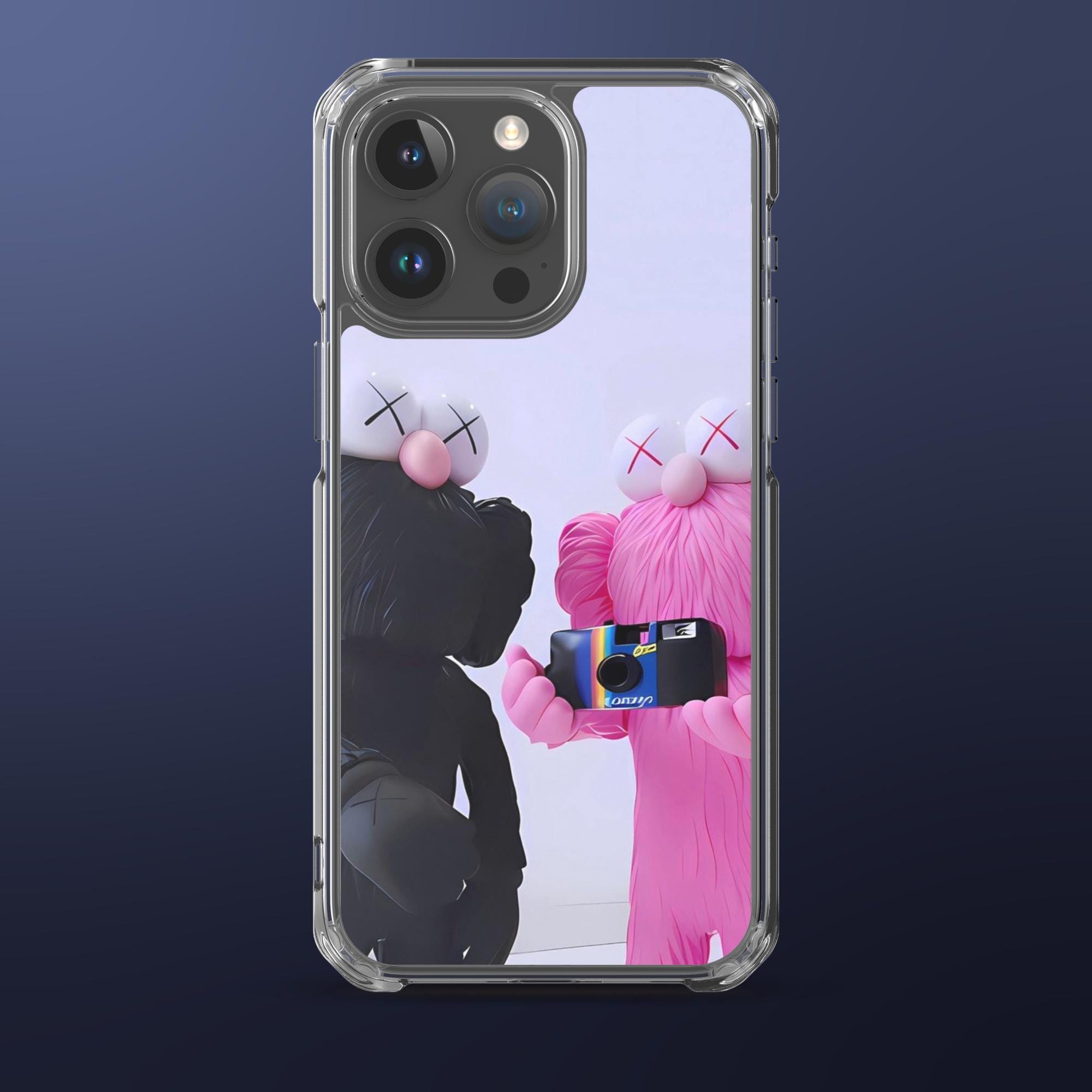 開封済み Original Fake KAWS スマホ ストラップ 3点セット 開封