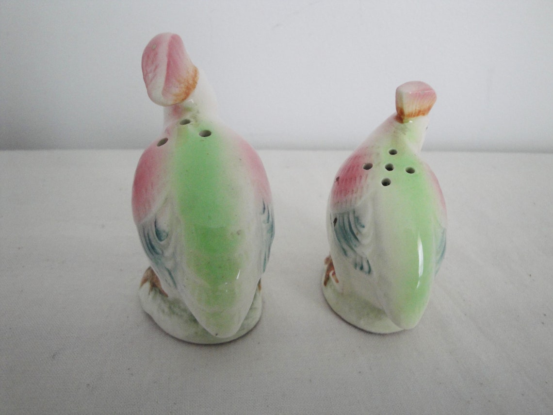 VERY RARE Salt & Pepper Shakers Pair of Game Birds Guinea Etsy