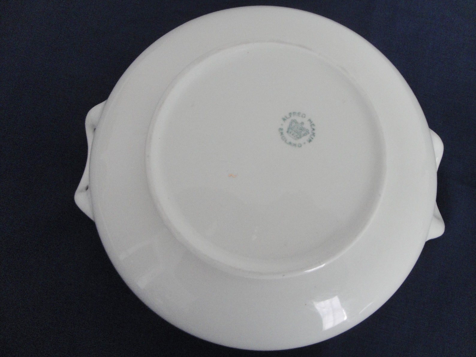 Antique Serving Bowl Alfred Meakin England Lidded White & Gold Etsy