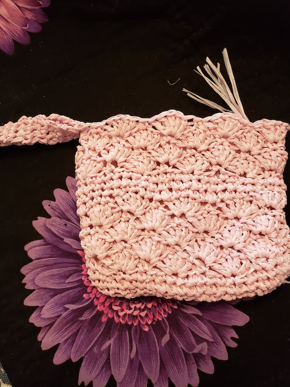 crochet makeup bag