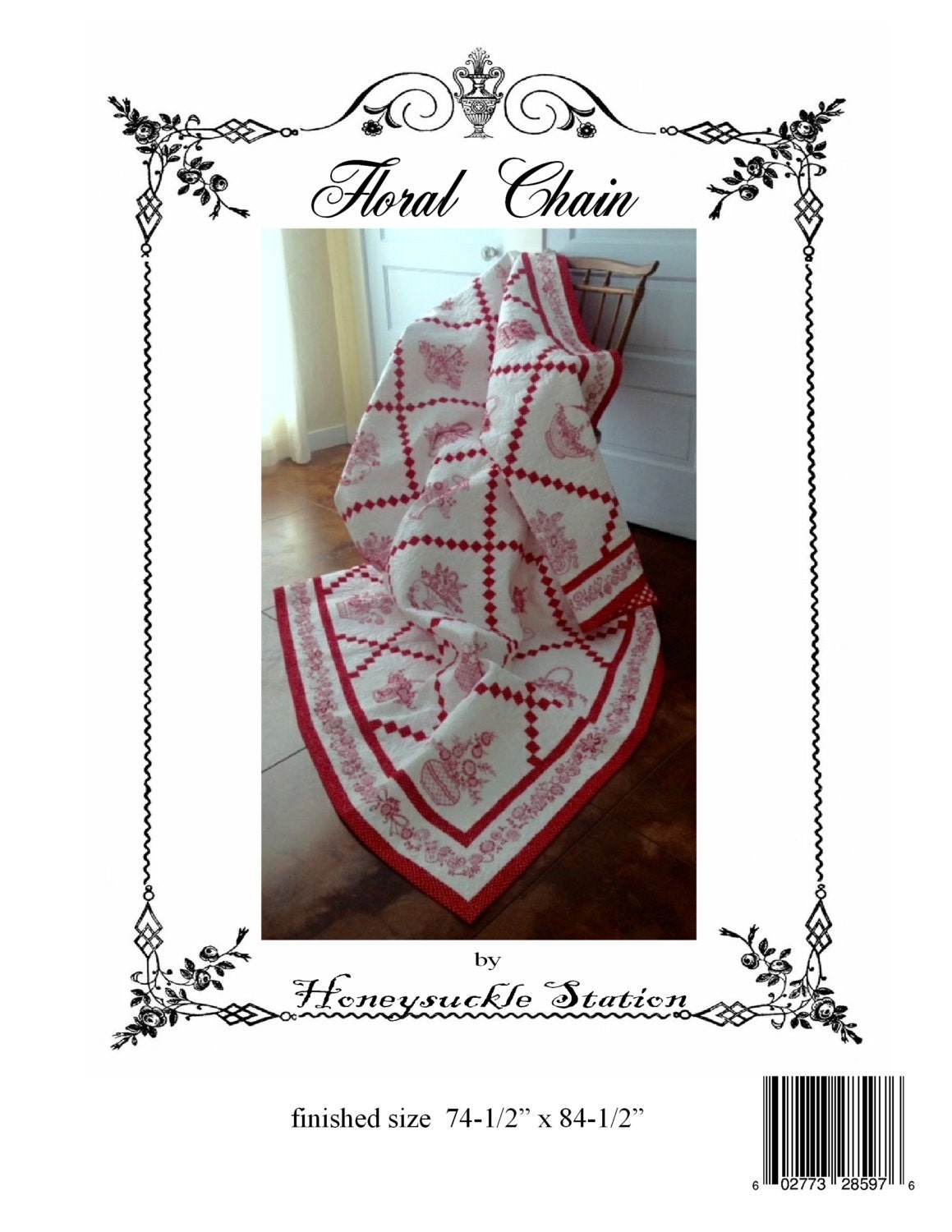 Floral Chain Quilt Pattern - Etsy