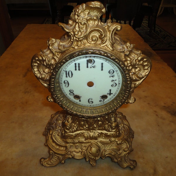 Victorian Ornate Clock Body - Gold - Scrolly - French Country - Italian - Ornate - Shabby Chic - Paris Apt