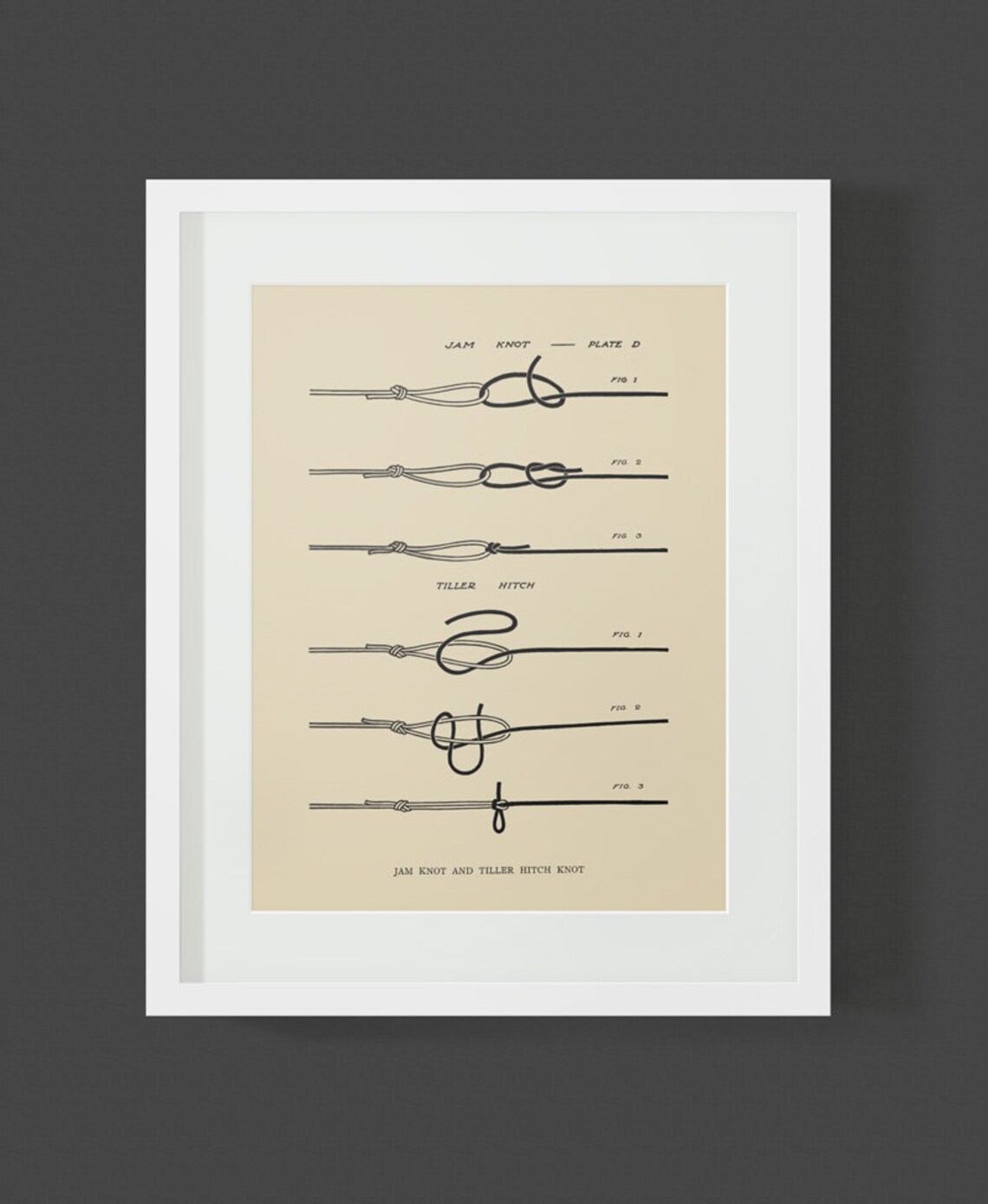 Fly Fishing Jam Knot Print Instant Digital Download for Print Etsy