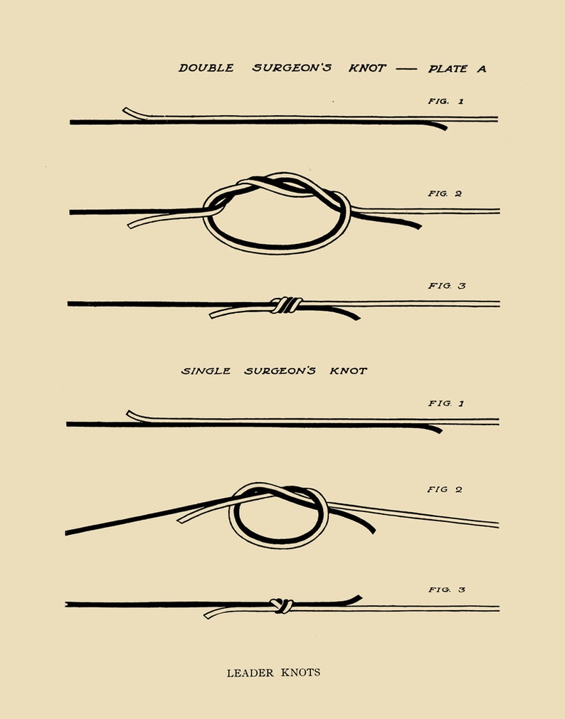 Printable Fly Fishing Knots - Printable Templates