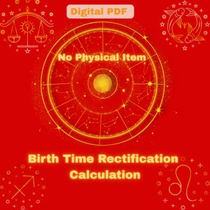 Rectificación de la hora de nacimiento, cálculo del ascendente, informe astrológico del signo ascendente, carta astral imprimible, lectura personalizada de la hora de nacimiento