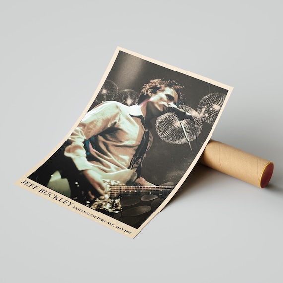 ごま Beat Happening JEFF BUCKLEY 研ナオコ Jeff Buckley Poster, Knitting Factory NYC 1997 Concert Print