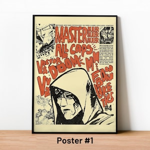 White MF DOOM Poster - Hip Hop Art - All 5 Star Reviews. - Etsy