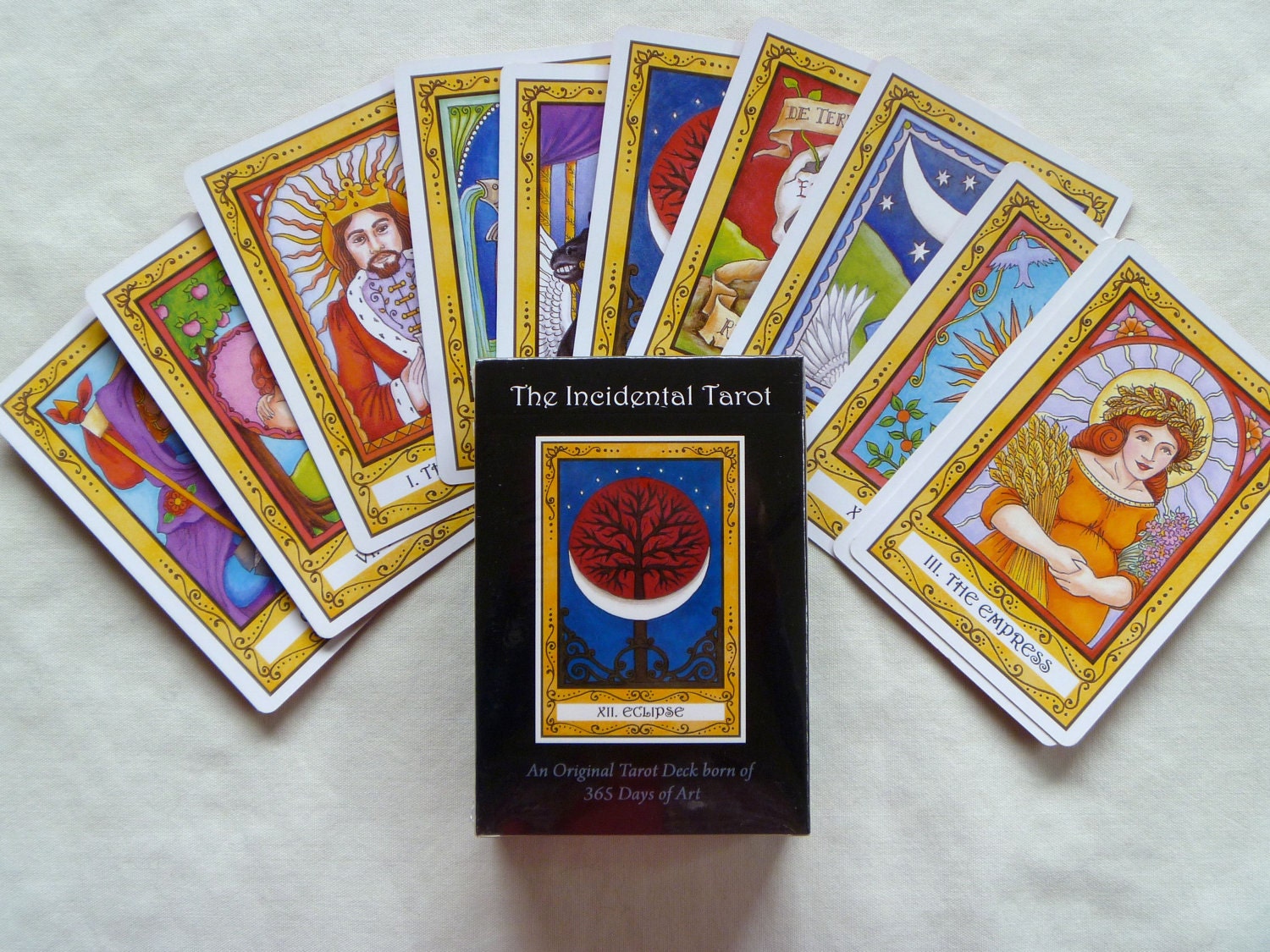 The Incidental Tarot Tarot Deck Unique Tarot Artist Tarot Etsy