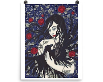 Ravenheart  |  Goddess Art  |  Gothic Goddess  |  Celtic Goddess  |  Goddess Temple