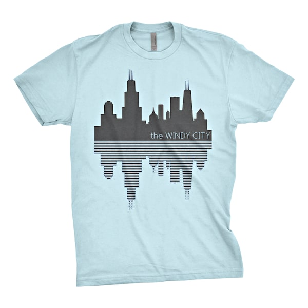 Chicago Skyline "Windy City" Camiseta
