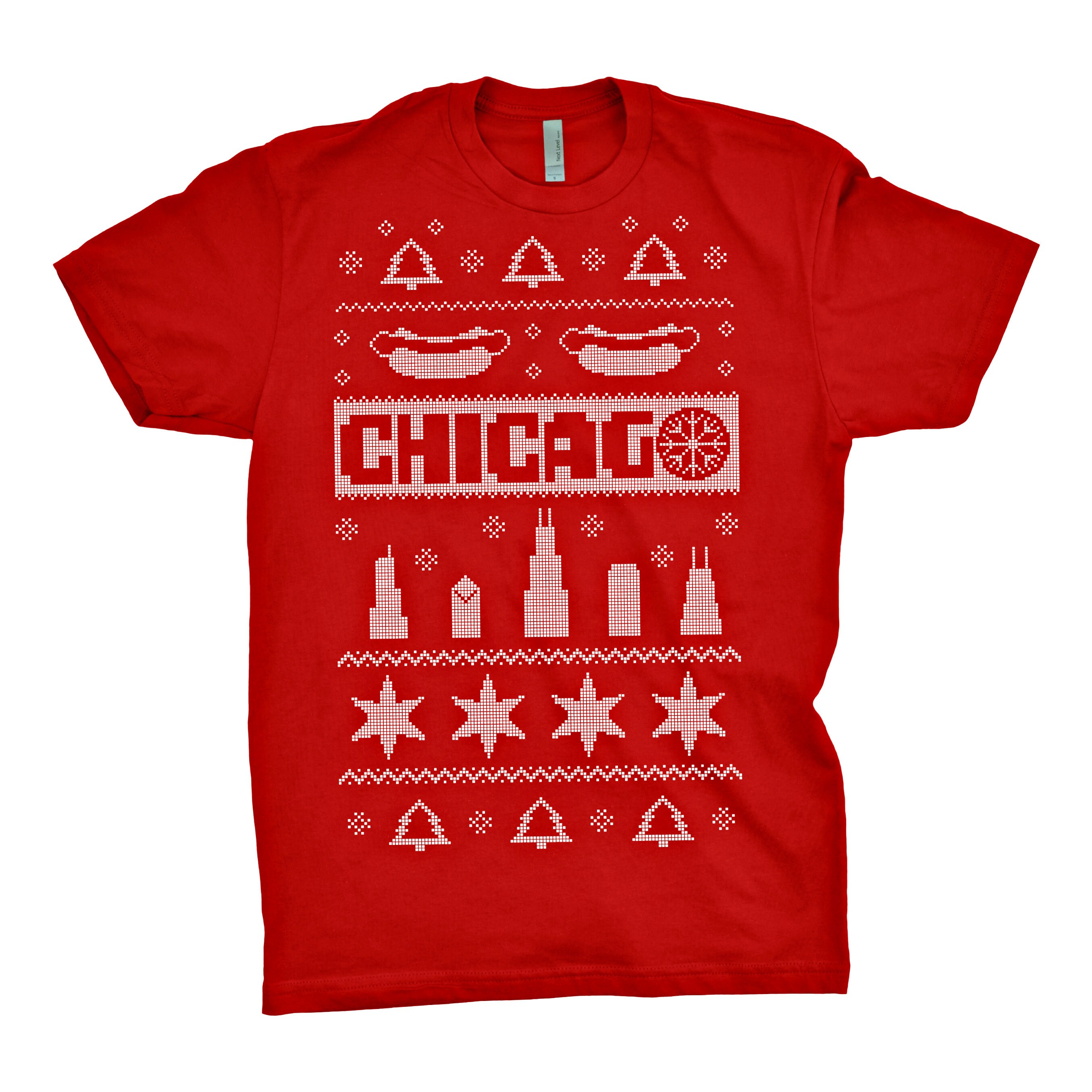 Chicago Ugly Christmas Sweater T-shirt 