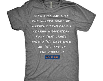 Super Fans Chicago Bears "hicag" T-Shirt