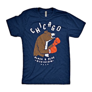 Black & Blue Division Vintage Chicago Bears T-Shirt