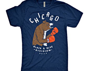 Black & Blue Division Vintage Chicago Bears T-Shirt