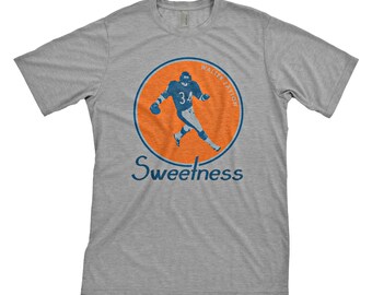 Walter Payton Vintage Chicago Bears T-Shirt Heather Gray