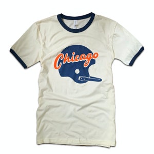 Vintage Chicago Bears Football Helmet T-Shirt