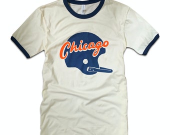 Vintage Chicago Bears Football Helmet T-Shirt