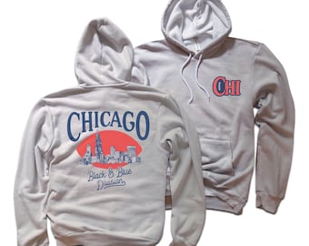 Vintage Chicago Bears Football Helmet Hoodie