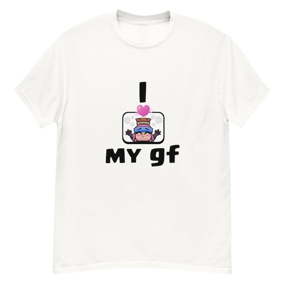 I Heart My GF Clash Royale T-Shirt – Funny Gamer Couple Tee