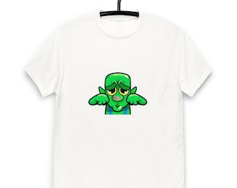 Camiseta con el emoticono de duende llorando: divertida camiseta de meme tóxico de Clash Royale para gamers.