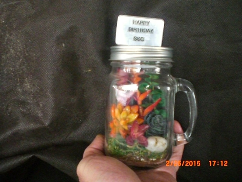 Personalized Mug of Growing Succulents