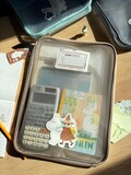 Moomin A4 Document Pouch | Nylon File Organizer with Dividers | Stationery Storage Bag | Zipper iPad Sleeve Case Travel bag