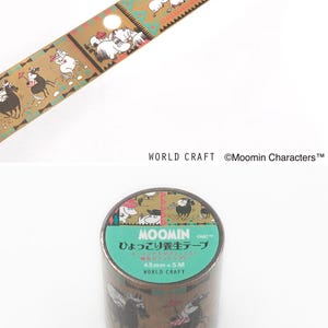 Moomin Masking Tapes, 18 Designs Available - Washi, PET Film, PE cloth | Moomin Sticker Stationery Journals Planner Scrapbooking Q