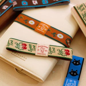 Elastic Planner Band, Journal Closure Strap for A5 A6 A7 Weeks Planner Notebooks, Stretchable Book Band, Chunky Journal Accessory