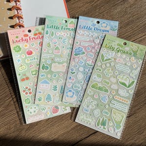 Soft Dream Sticker Sheet: Macaroon Color Planner Decorations